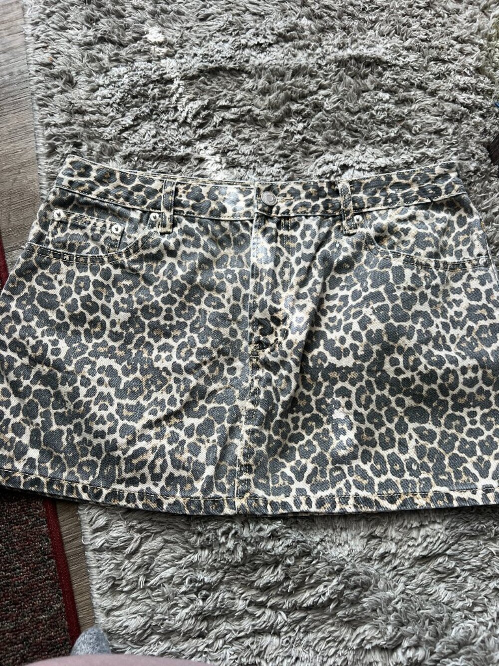 Glassons Leopard Print Mini Skirt‎ size 10
